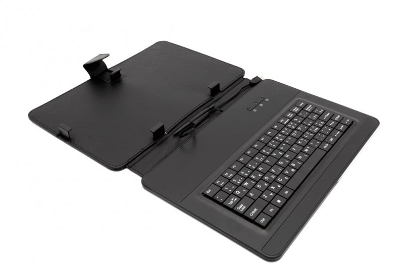 AIREN AiTab Leather Case 4 with USB Keyboard 10" BLACK (CZ/ SK/ DE/ UK/ US.. layout) - obrázek produktu