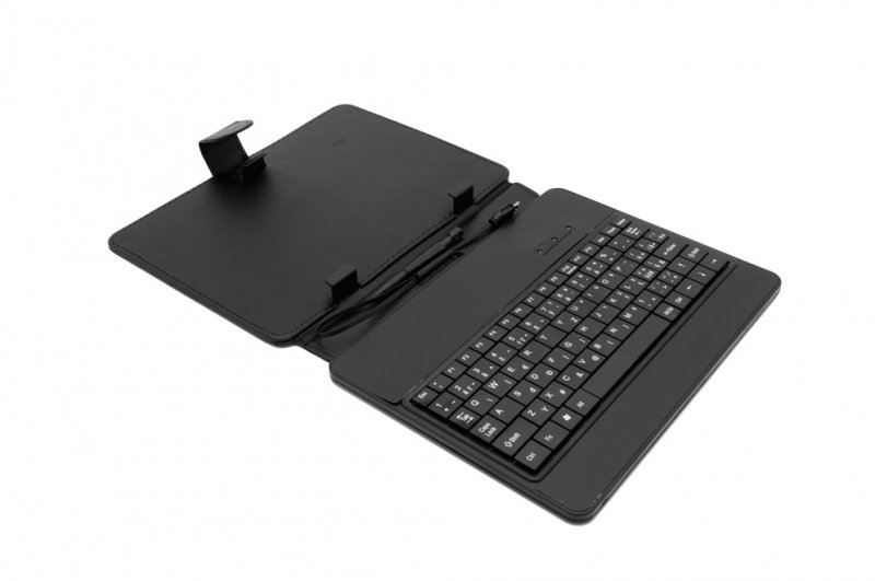AIREN AiTab Leather Case 2 with USB Keyboard 8" BLACK (CZ/ SK/ DE/ UK/ US.. layout) - obrázek produktu