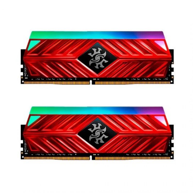 16GB DDR4-3000MHz ADATA XPG D41 RGB CL16, 2x8GB red - obrázek produktu