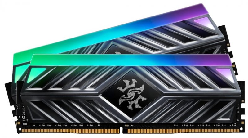 16GB DDR4-2666MHz ADATA XPG D41 RGB CL16, 2x8GB grey - obrázek produktu