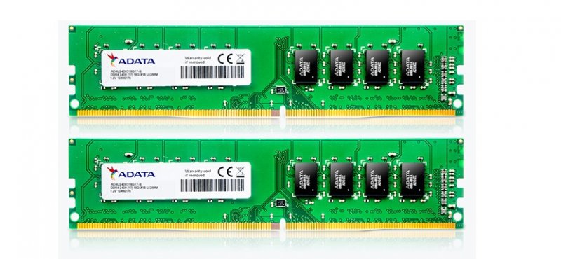 8GB DDR4-2400MHz ADATA CL17, kit 2x4GB - obrázek produktu