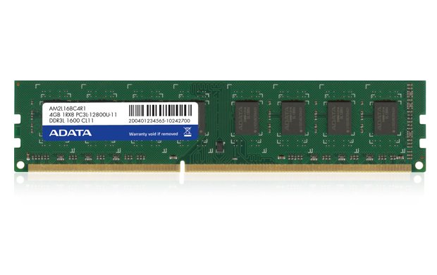 8GB DDR3L-1600MHz ADATA CL11 1,35V - obrázek produktu