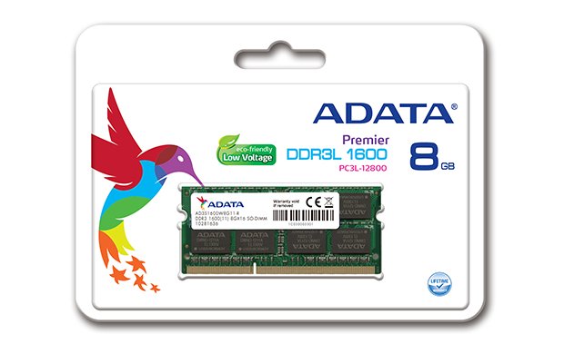 Adata/ SO-DIMM DDR3L/ 8GB/ 1600MHz/ CL11/ 1x8GB - obrázek produktu