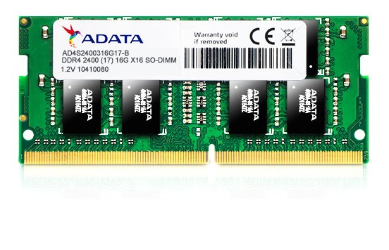 SO-DIMM 4GB DDR4-2400MHz ADATA 512x8 CL17 - obrázek produktu