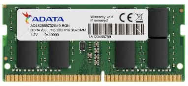 Adata/ SO-DIMM DDR4/ 8GB/ 2666MHz/ CL19/ 1x8GB - obrázek produktu