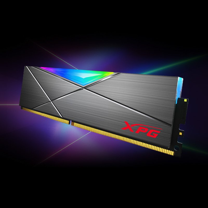 Adata XPG D50/ DDR4/ 8GB/ 3200MHz/ CL16/ 1x8GB/ RGB/ Grey - obrázek č. 1