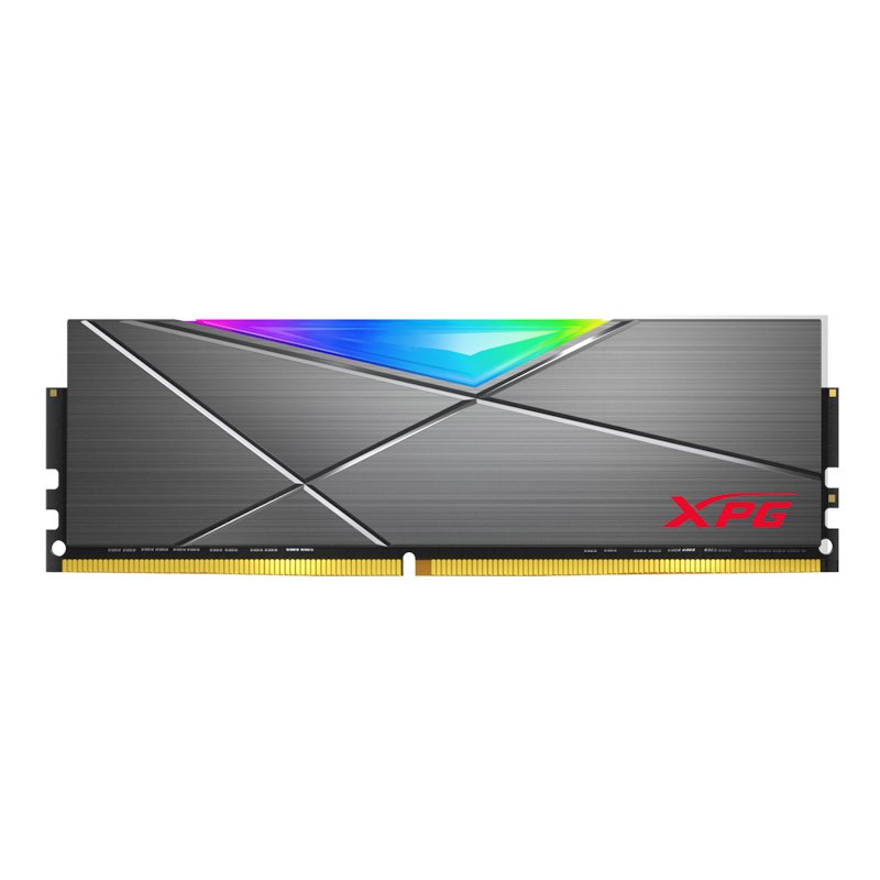 Adata XPG D50/ DDR4/ 8GB/ 3200MHz/ CL16/ 1x8GB/ RGB/ Grey - obrázek produktu