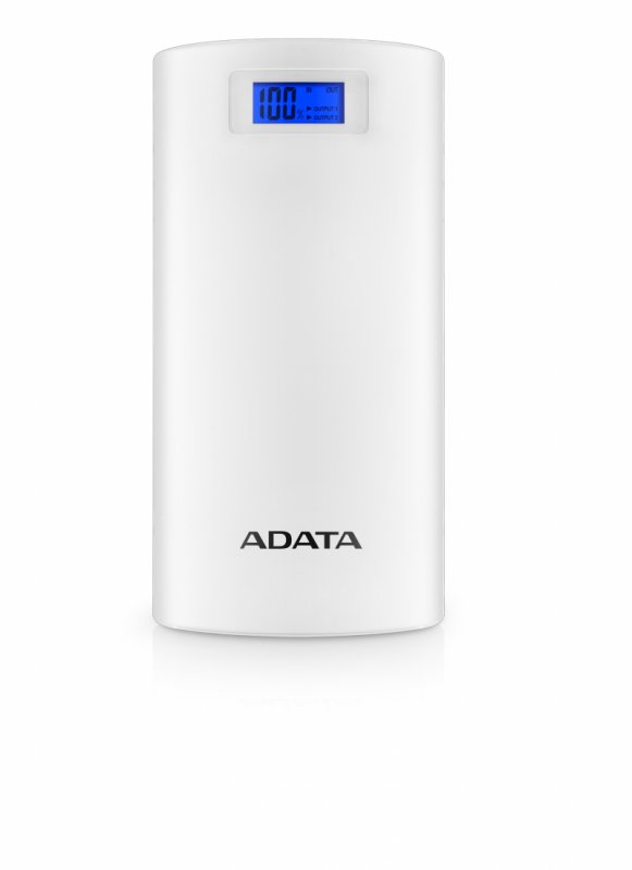 ADATA P20000D Power Bank 20000mAh bílá - obrázek produktu