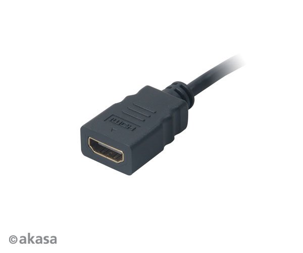 AKASA - HDMI na mikro HDMI adaptér - 25 cm - obrázek č. 1