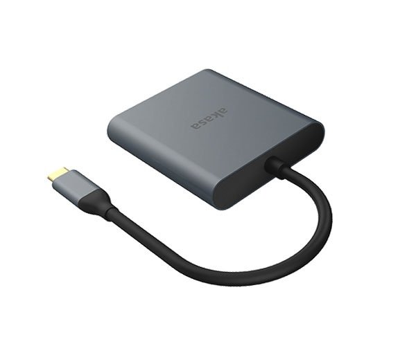 AKASA - adaptér USB Type-C na 2 x DP, 4K - obrázek č. 1