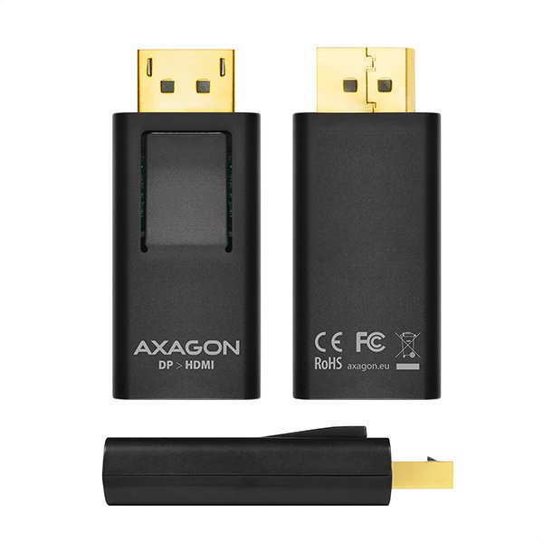 AXAGON RVD-HI, DisplayPort -> HDMI redukce /  adaptér, FullHD - obrázek č. 1