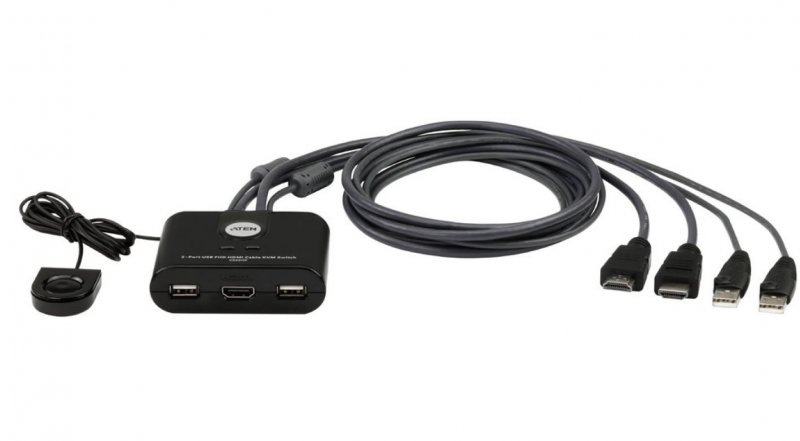 ATEN 2-port HDMI KVM USB mini - obrázek produktu
