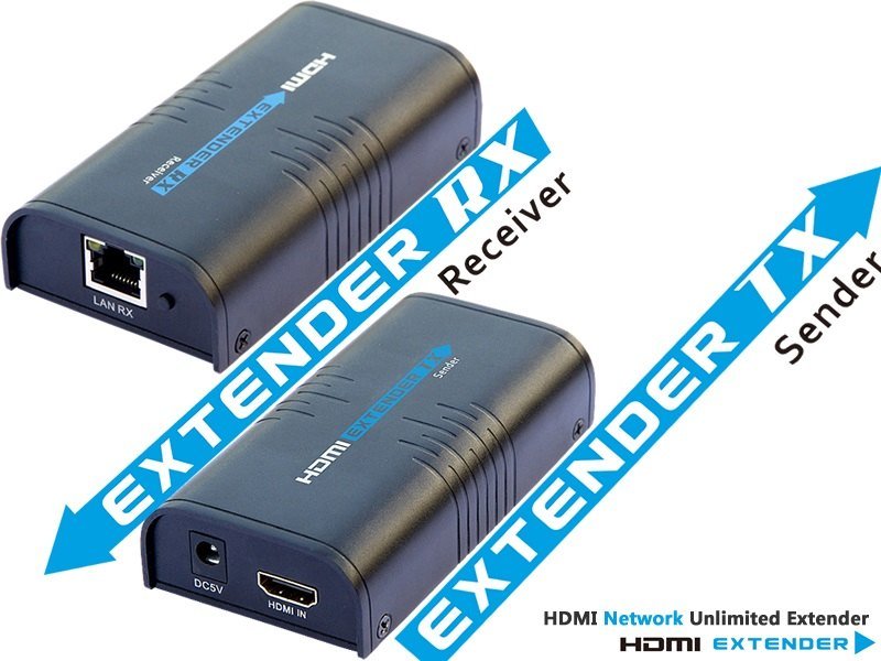 PremiumCord HDMI extender na 120m přes LAN,over IP - obrázek produktu