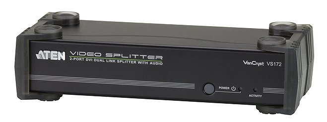 ATEN Video rozbočovač 1 PC - 2 DVI Dual Link+audio - obrázek č. 1