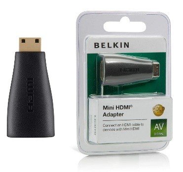 BELKIN HDMI - Mini HDMI redukce (F/ M) Gold - obrázek produktu