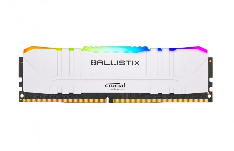 32GB DDR4 3000MHz Crucial Ballistix CL15 2x16GB White RGB - obrázek produktu