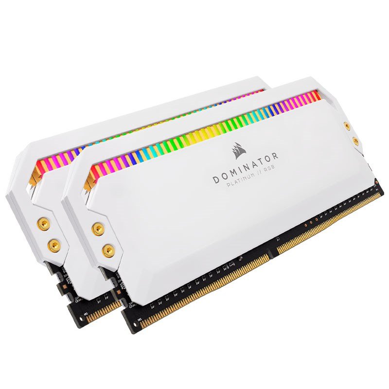 Corsair Dominator/ DDR4/ 16GB/ 3200MHz/ CL16/ 2x8GB/ RGB/ White - obrázek produktu