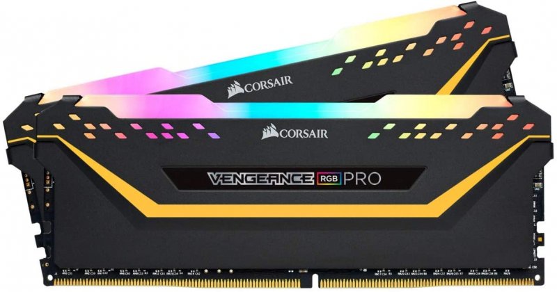 CORSAIR Vengeance RGB PRO black TUF 32GB, DDR4, DIMM, 3200Mhz, 2x16GB, XMP, CL16 - obrázek produktu