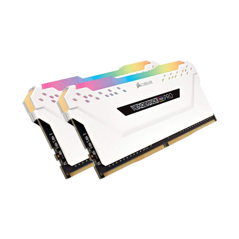 Corsair Vengeance RGB PRO/ DDR4/ 16GB/ 3200MHz/ CL16/ 2x8GB/ RGB/ White - obrázek produktu