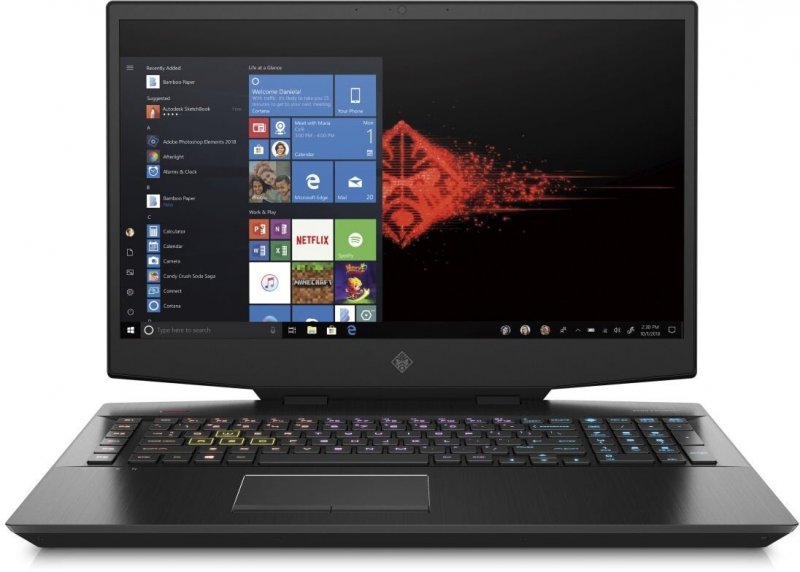 Notebook HP OMEN 17-CB0000NX 17,3" / Intel Core i7-9750H / 512GB+1TB / 16GB / NVIDIA GeForce RTX 2070 (předváděcí) - obrázek č. 1