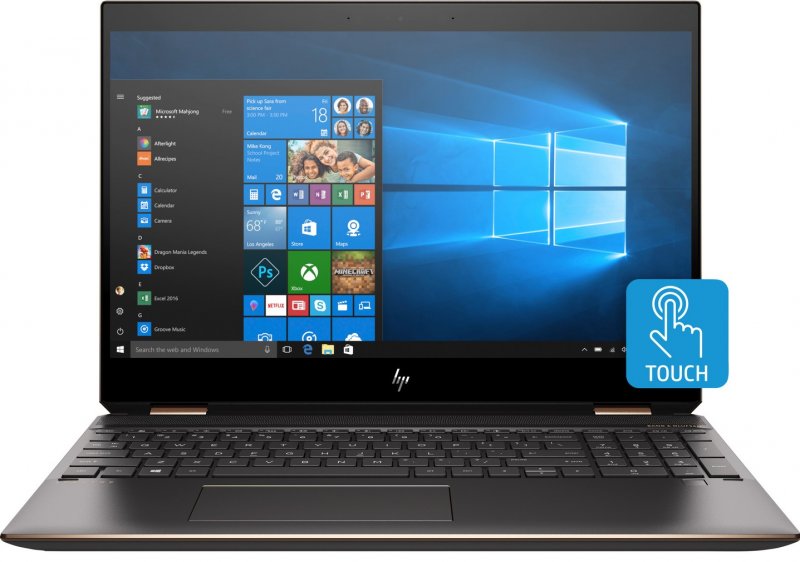 Notebook HP SPECTRE X360 15-DF1740NG 15,6" / Intel Core i7-9750H / 512GB / 16GB / NVIDIA GeForce GTX 1650 with Max-Q Design (pře - obrázek č. 1