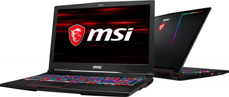 Notebook MSI GE63 RAIDER RGB 8SG-024IT 15,6" / Intel Core i7-8750H / 512GB+1TB / 16GB / NVIDIA GeForce RTX 2080 (předváděcí) - obrázek produktu