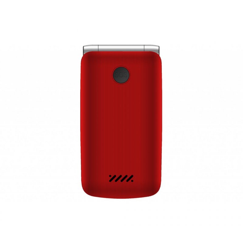 EVOLVEO EasyPhone FG, vyklápěcí mobilní telefon 2,8" pro seniory s nabíjecím stojánkem (červená) - obrázek č. 3