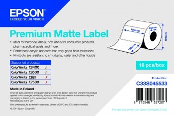 Premium Matte Label -102mm x152mm, 225 labels - obrázek produktu