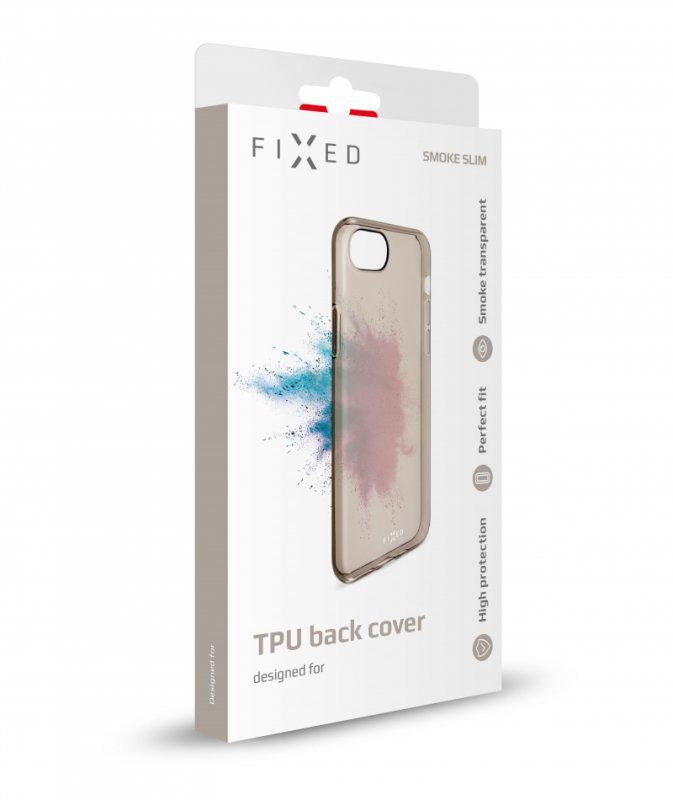 TPU FIXED iPhone 7/ 8/ SE (2020), kouřové - obrázek č. 1