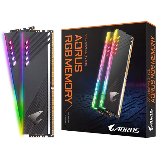 GIGABYTE AORUS 16GB DDR4 3600MHz RGB kit 2x8GB - obrázek produktu