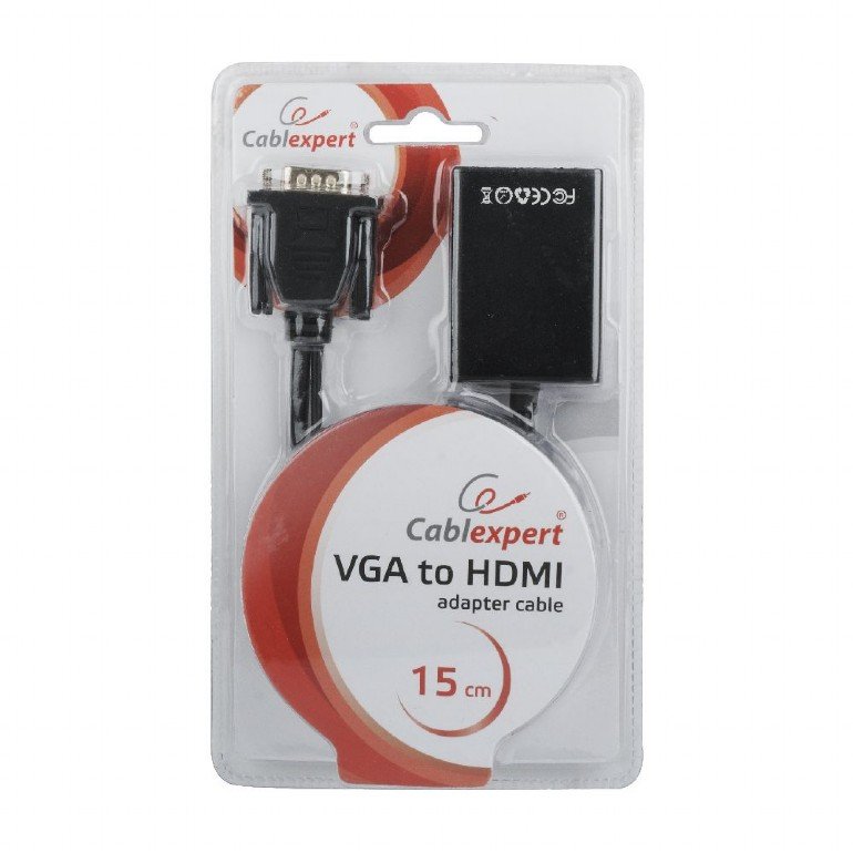 GEMBIRD Redukce VGA - HDMI, 0,15m, M/ F - obrázek č. 1