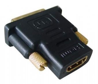 GEMBIRD redukce HDMI-DVI-D F/ M,zlacené kontakty, černá - obrázek č. 1