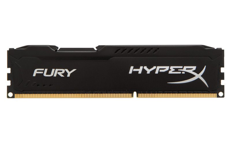 4GB DDR3-1866MHz Kingston HyperX Fury Black - obrázek produktu