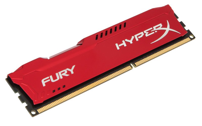 8GB DDR3-1866MHz Kingston HyperX Fury Red - obrázek produktu