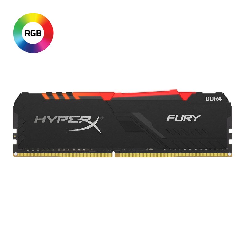 8GB DDR4-2400MHz CL15 HyperX Fury RGB - obrázek produktu