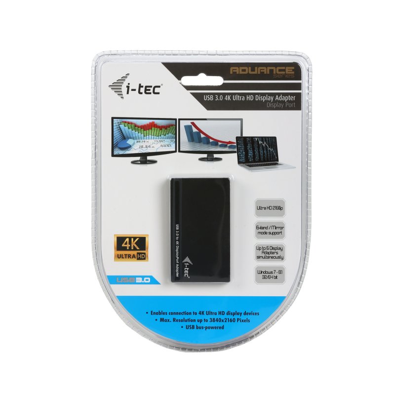 i-tec USB3.0 4K Display Adapter - Display Port - obrázek č. 4