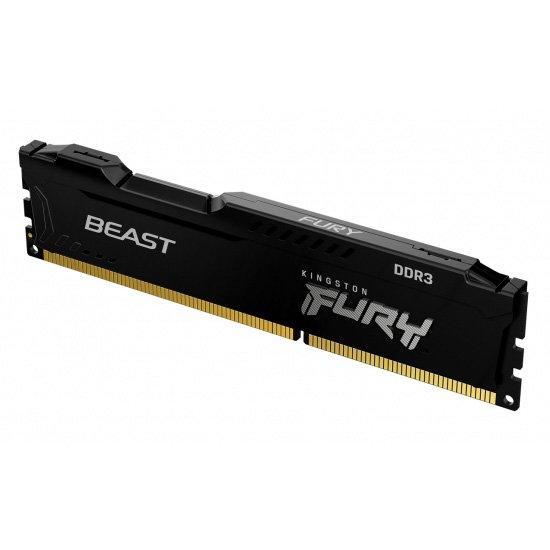 Kingston FURY Beast/ DDR3/ 4GB/ 1600MHz/ CL10/ 1x4GB/ Black - obrázek č. 1