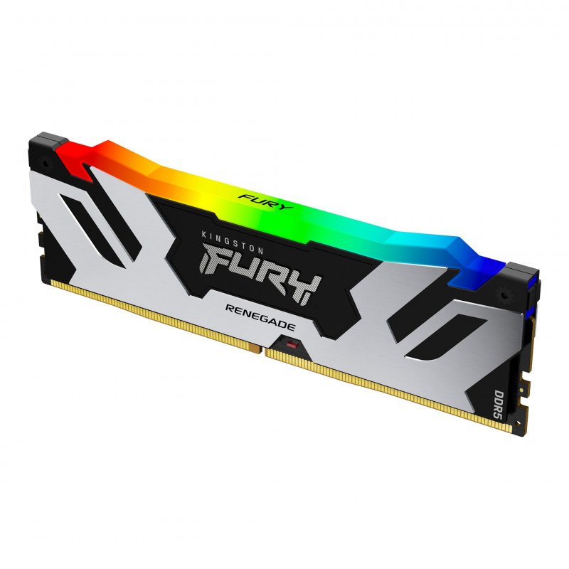 Kingston FURY Renegade/ DDR5/ 16GB/ 6000MHz/ CL32/ 1x16GB/ RGB/ Black/ Silv - obrázek produktu