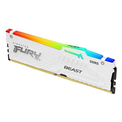 Kingston FURY Beast EXPO/ DDR5/ 16GB/ 5600MHz/ CL36/ 1x16GB/ RGB/ White - obrázek č. 1