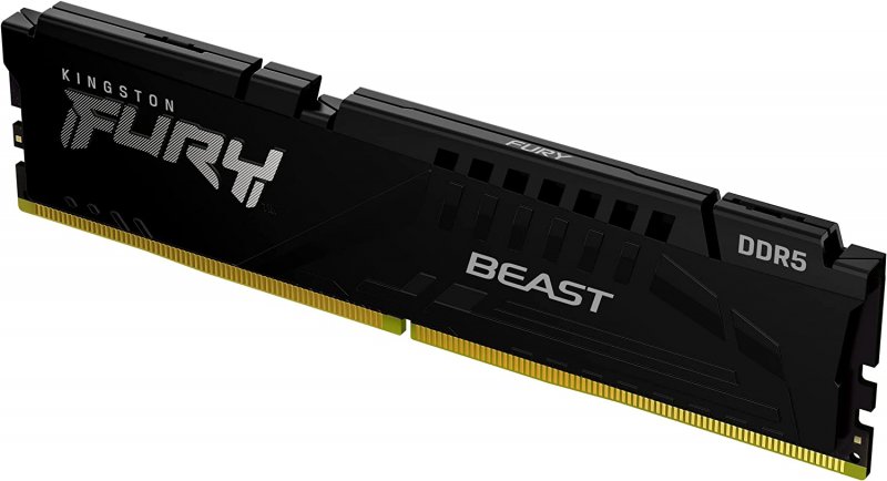Kingston FURY Beast/ DDR5/ 128GB/ 5200MHz/ CL40/ 4x32GB/ Black - obrázek č. 1
