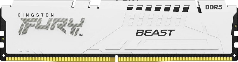 Kingston FURY Beast/ DDR5/ 64GB/ 6000MHz/ CL40/ 4x16GB/ White - obrázek produktu