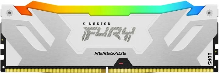 Kingston FURY Renegade/ DDR5/ 32GB/ 6400MHz/ CL32/ 1x32GB/ RGB/ White - obrázek produktu