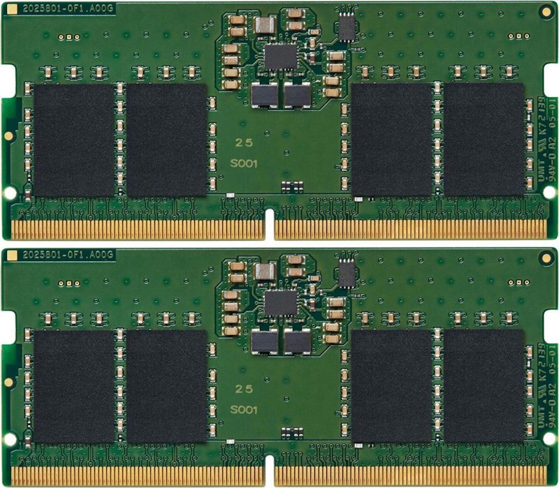Kingston/ SO-DIMM DDR5/ 16GB/ 4800MHz/ CL40/ 2x8GB - obrázek produktu