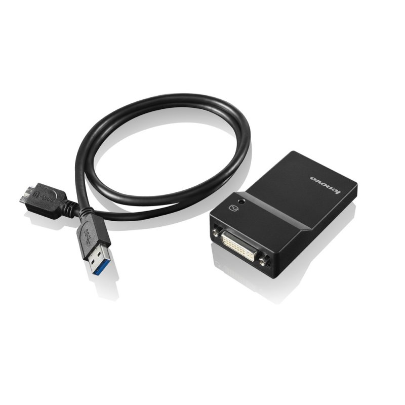Lenovo USB 3.0 to DVI/ VGA Monitor Adapter SK - obrázek produktu