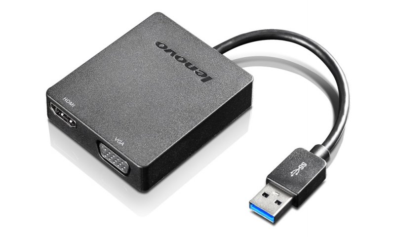 Lenovo Universal USB 3.0 to VGA/ HDMI Adapter - obrázek produktu