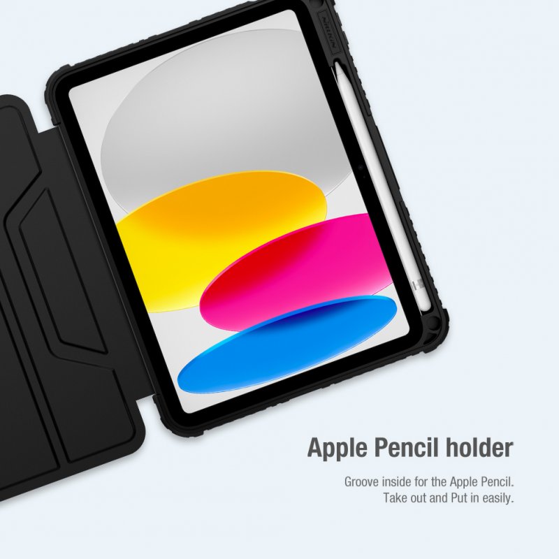 Nillkin Bumper PRO Protective Stand Case pro iPad 10.9 2022 Black - obrázek č. 10