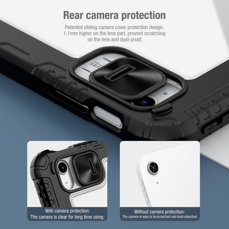 Nillkin Bumper PRO Protective Stand Case pro iPad 10.9 2022 Black - obrázek č. 9