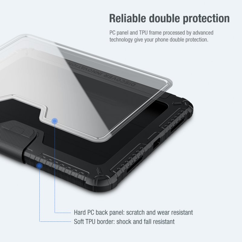 Nillkin Bumper PRO Protective Stand Case pro iPad 10.9 2022 Black - obrázek č. 8
