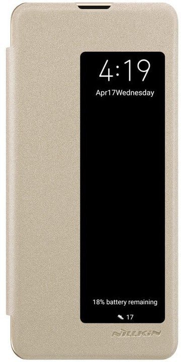 Nillkin Sparkle S-View Pouzdro pro Huawei P30 Gold - obrázek produktu