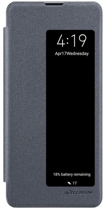 Nillkin Sparkle S-View Pouzdro pro Huawei P30 Black - obrázek produktu